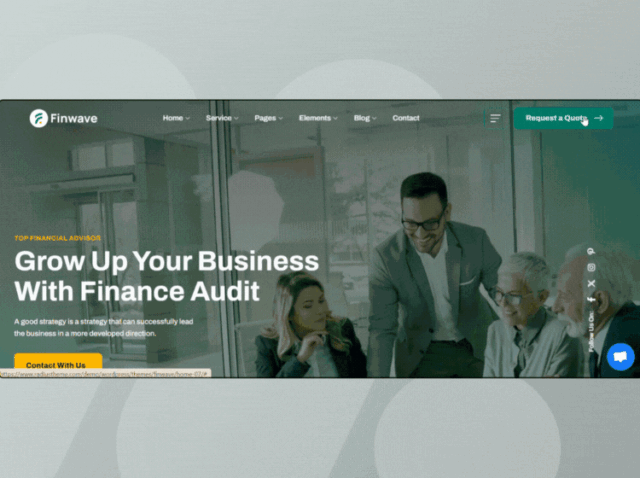 Finance Website Design